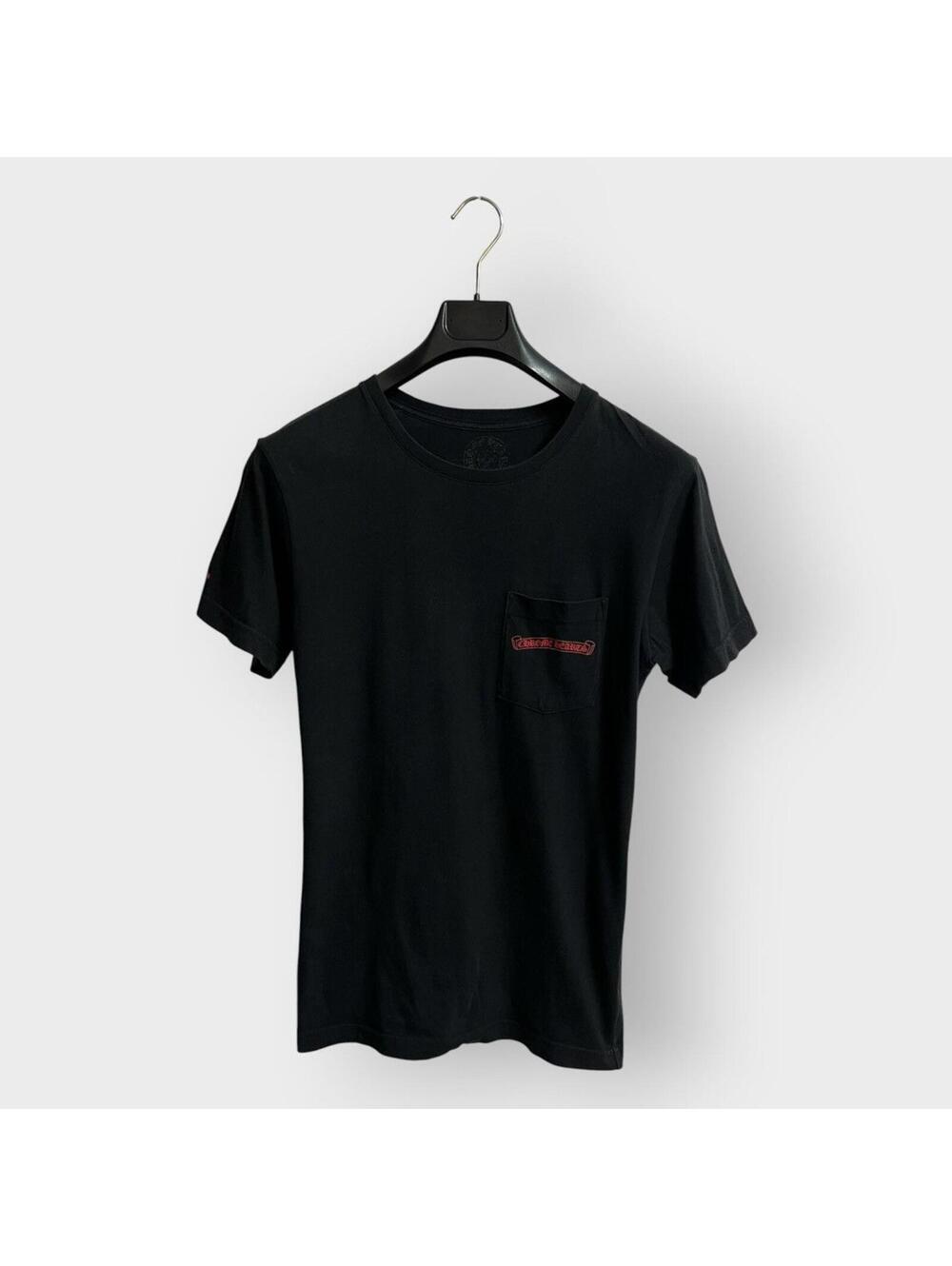 Chrome Hearts Red Horseshoe T-Shirt Black